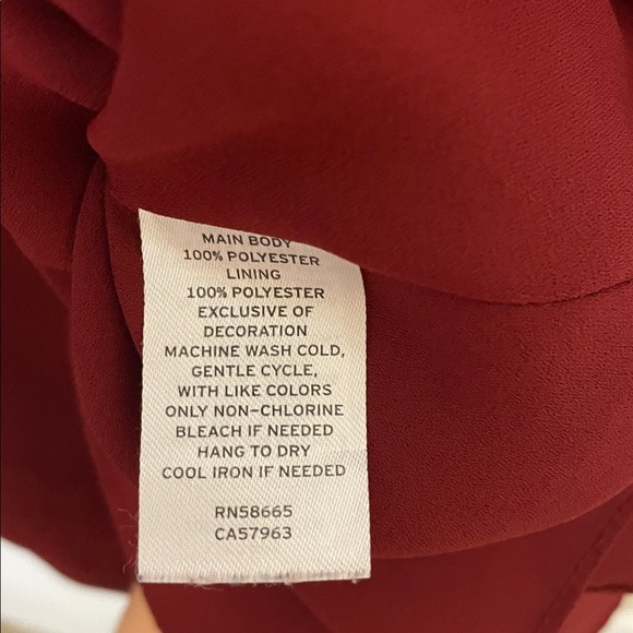 Melrose and Market Burgundy Lace Cami Women’s Small - Picture 4 of 8